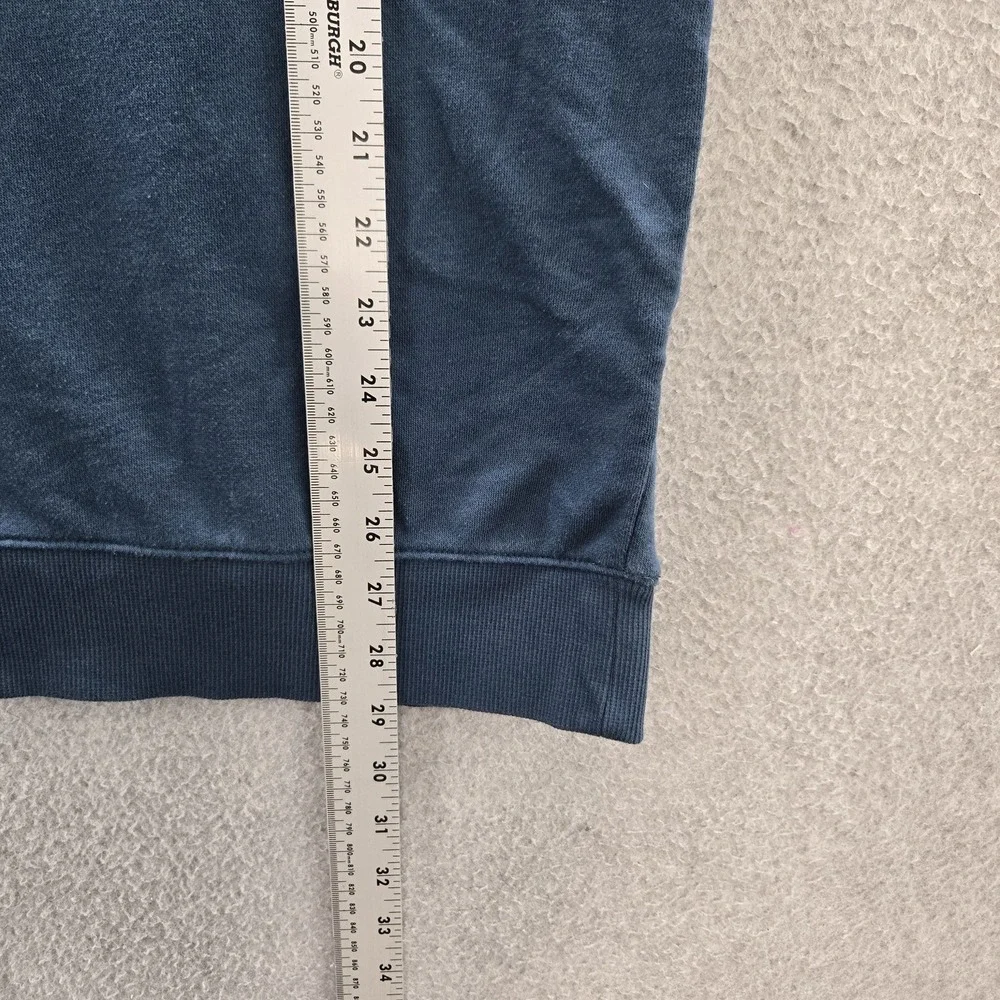 Under Armour Men Sweatshirt XL Blue‎ Colorblock UA Rival Terry Scribble Crew